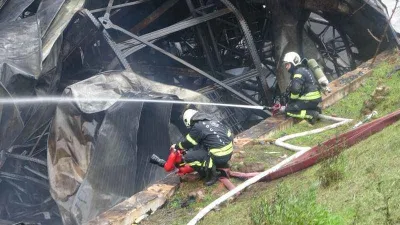 Lojistik deposunda çıkan yangın kontrol altına alındı